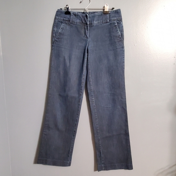 New York & Company Trouser Womens Jeans Straight Leg Dark Wash Size 2 - Picture 1 of 7